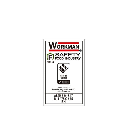Botas para alimentos Workman Safety Food Industry S/P PU Blanca
